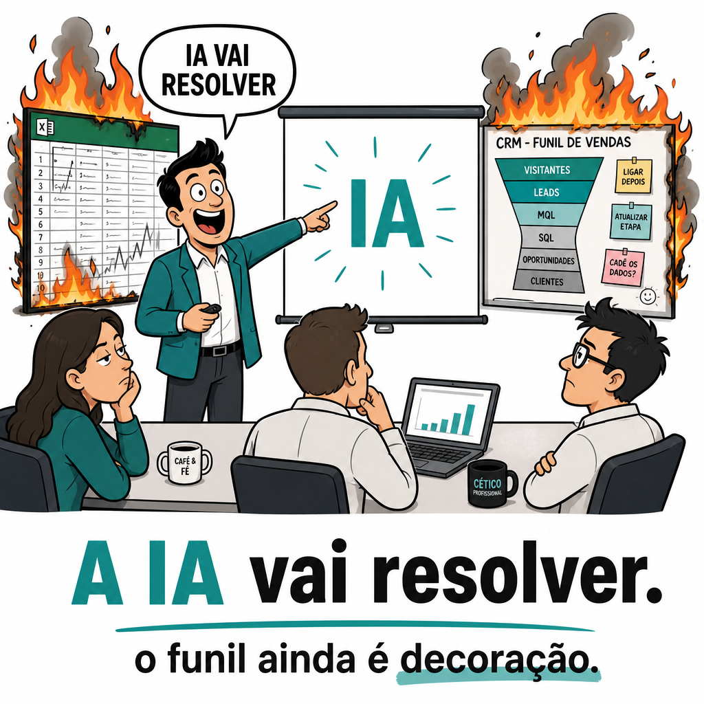 A IA vai resolver; o funil ainda é decoração