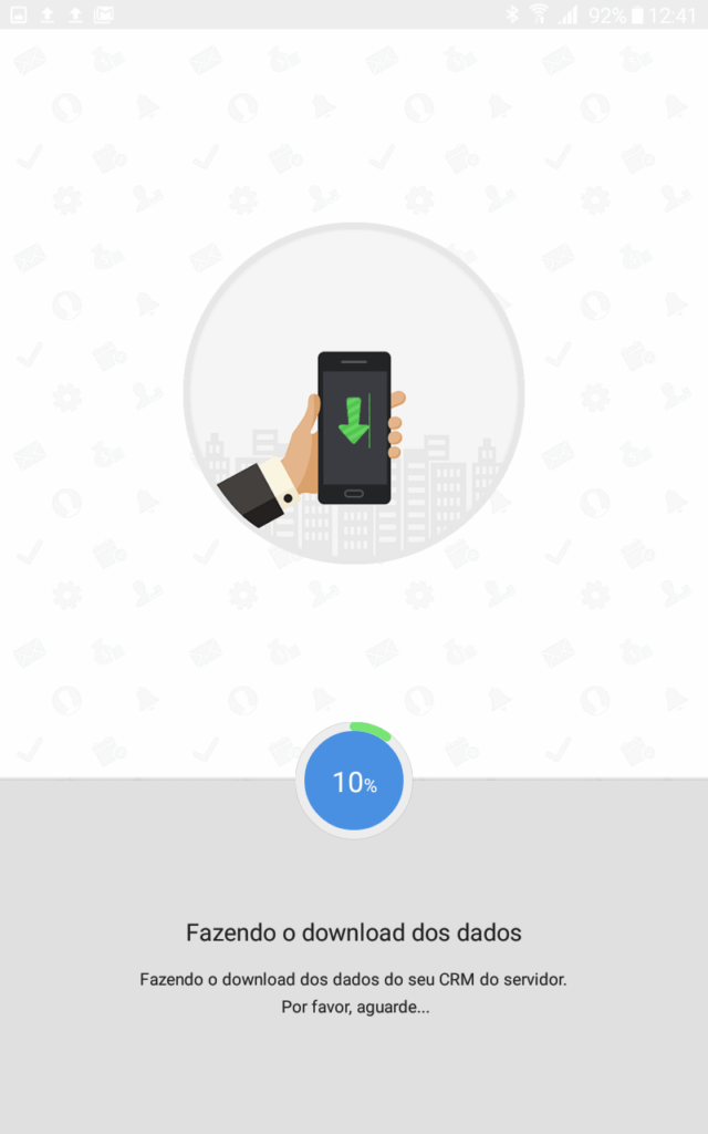 Carregamento de dados offline