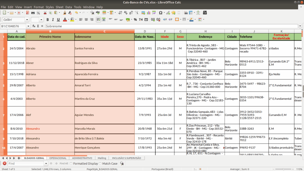 Passo 6 da importação no Zoho Recruit